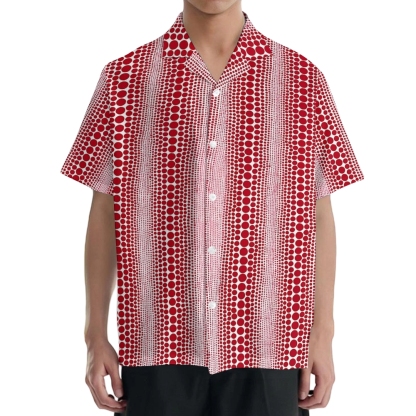 Yayoi Kusama Dots Japanese Style Camp Shirt