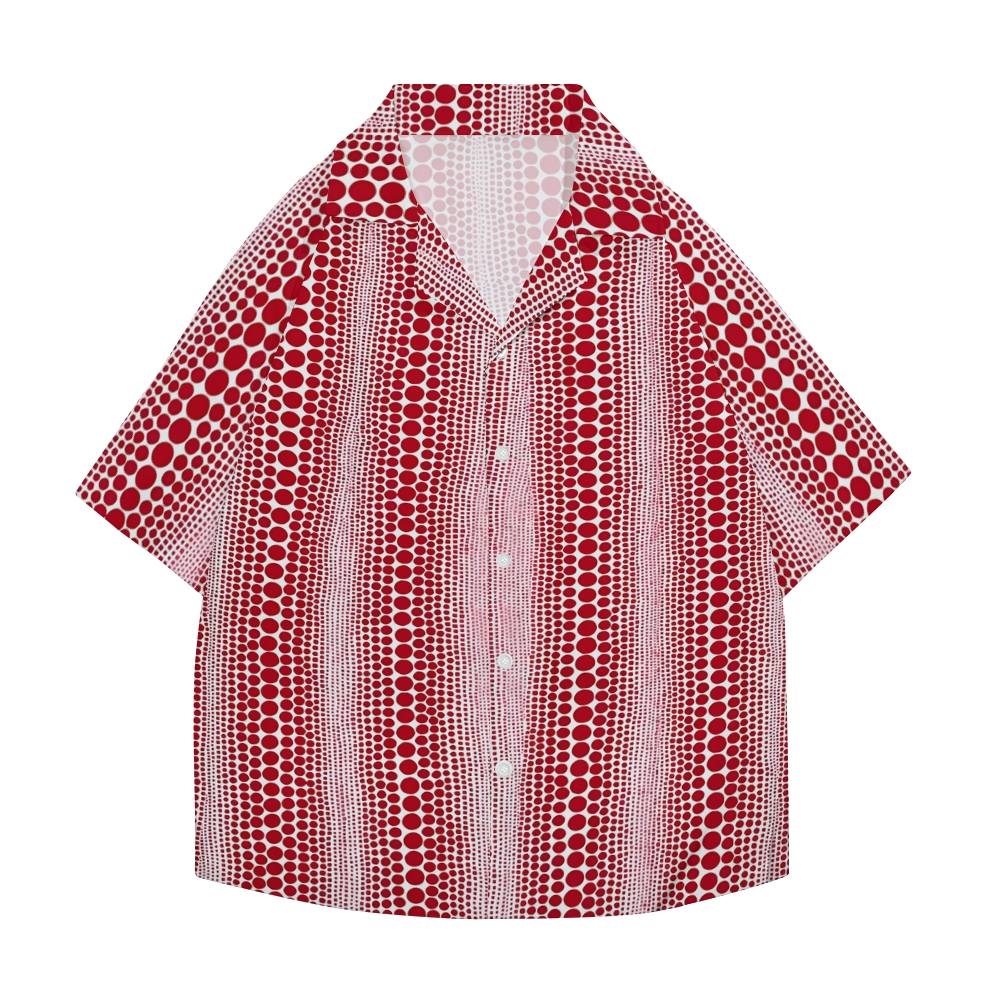 Yayoi Kusama Dots Japanese Style Camp Shirt