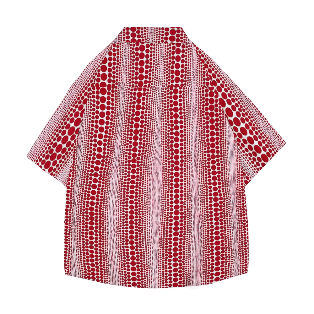 Yayoi Kusama Dots Japanese Style Camp Shirt