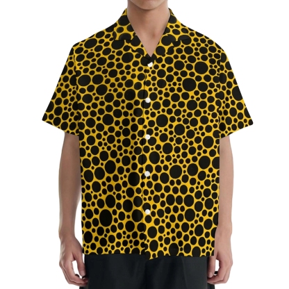 Yayoi Kusama Dots Japanese Style Camp Shirt