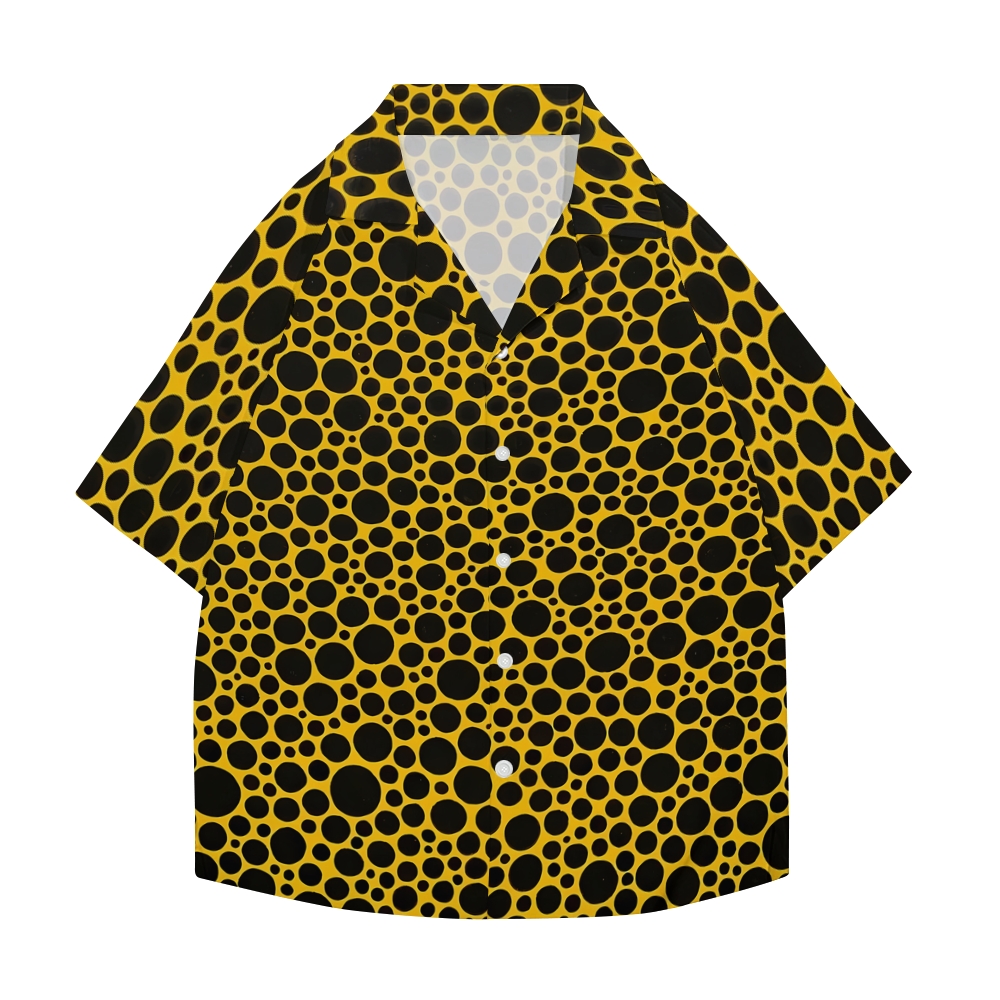 Yayoi Kusama Dots Japanese Style Camp Shirt