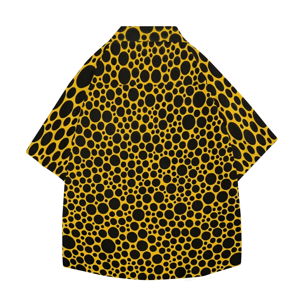 Yayoi Kusama Dots Japanese Style Camp Shirt