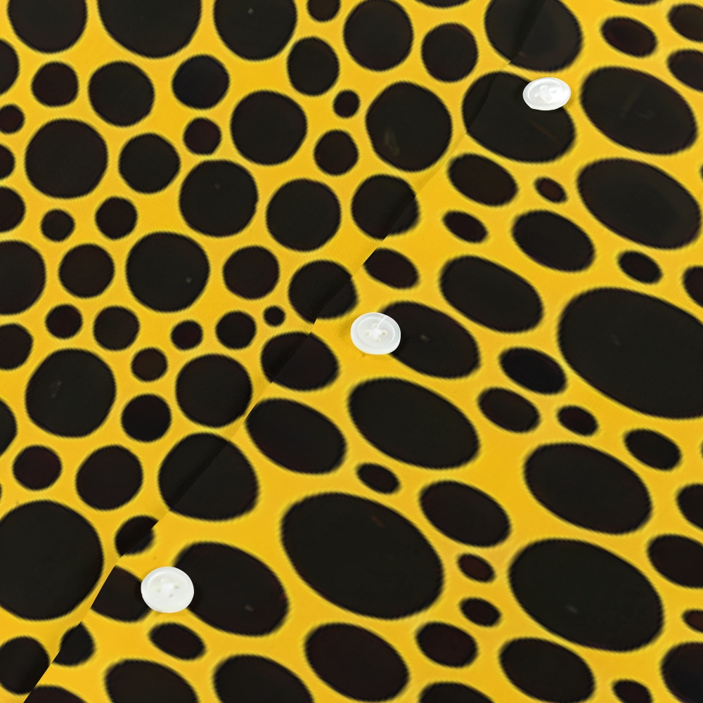 Yayoi Kusama Dots Japanese Style Camp Shirt