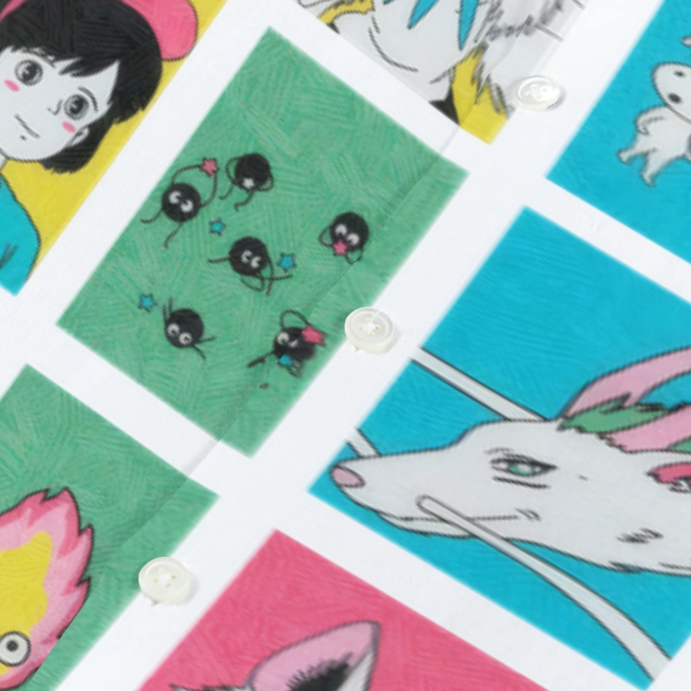 Ghibli Totoro No Face Japanese Style Camp Shirt