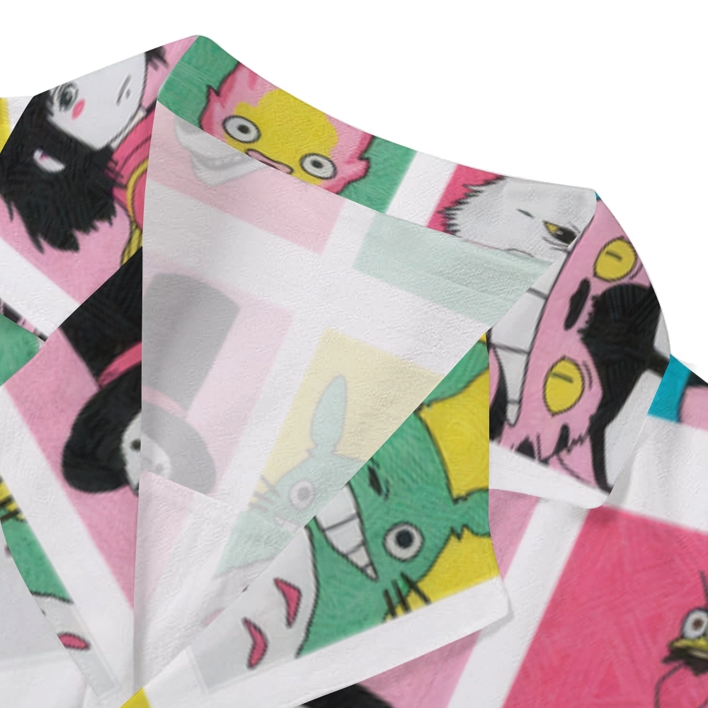 Ghibli Totoro No Face Japanese Style Camp Shirt