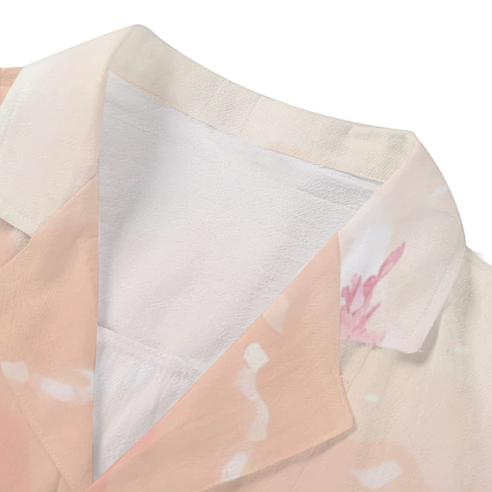 Great Wave Sakura Japanese Style Camp Shirt