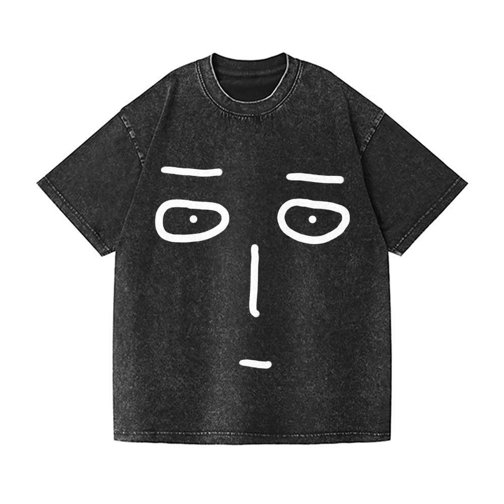 One Punch Man Vintage Wash Japanese Design T-Shirt