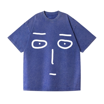 One Punch Man Vintage Wash Japanese Design T-Shirt