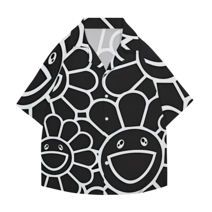 TM Sunflower Japanese Style Camp Shirt