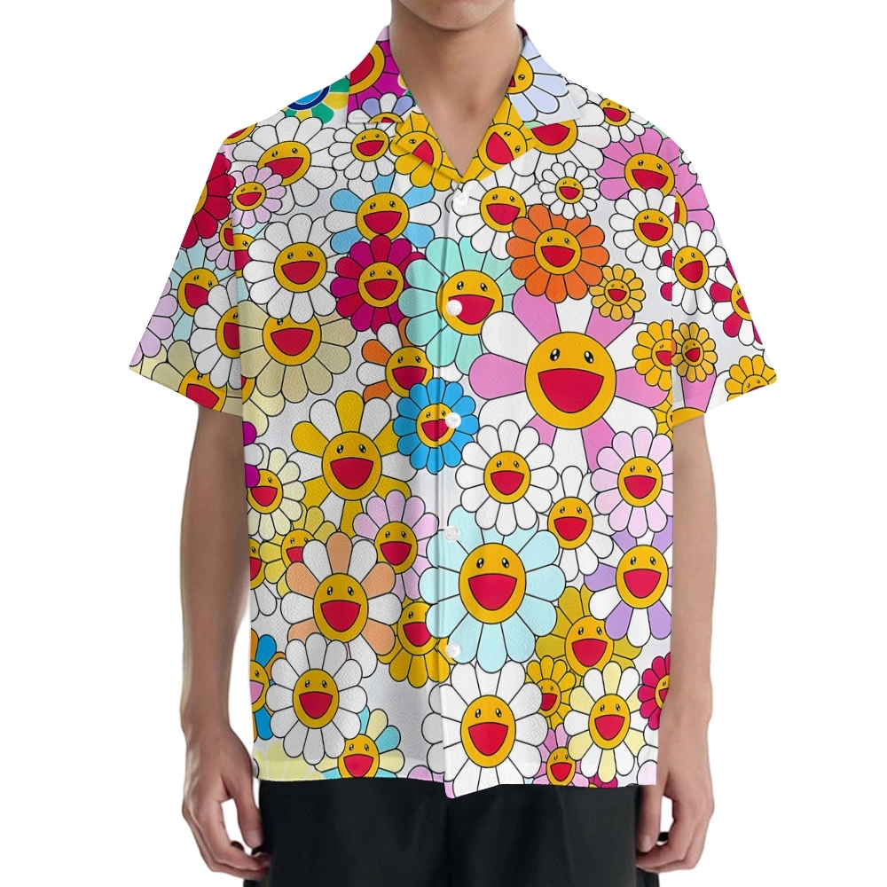 TM Sunflower Japanese Style Camp Shirt