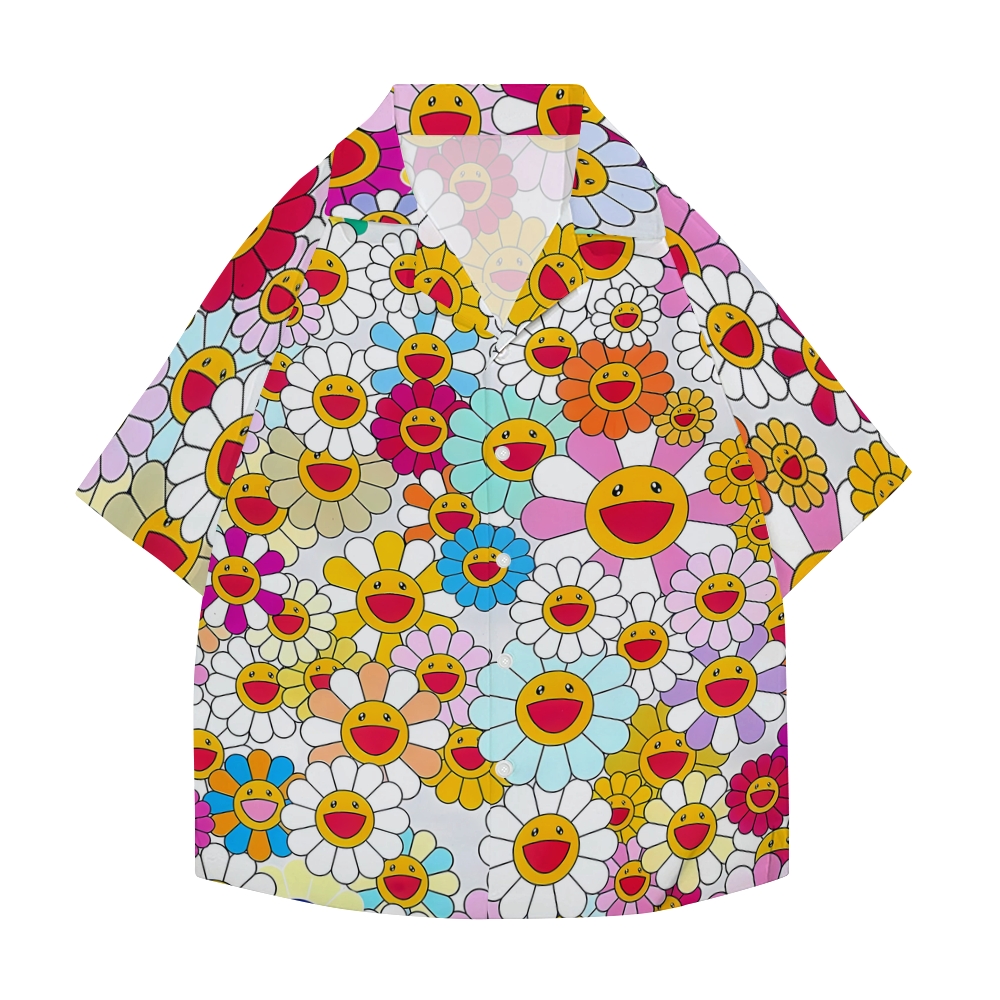 TM Sunflower Japanese Style Camp Shirt