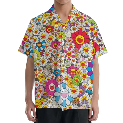 TM Sunflower Japanese Style Camp Shirt