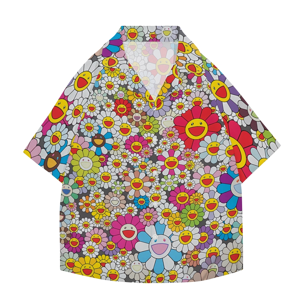 TM Sunflower Japanese Style Camp Shirt