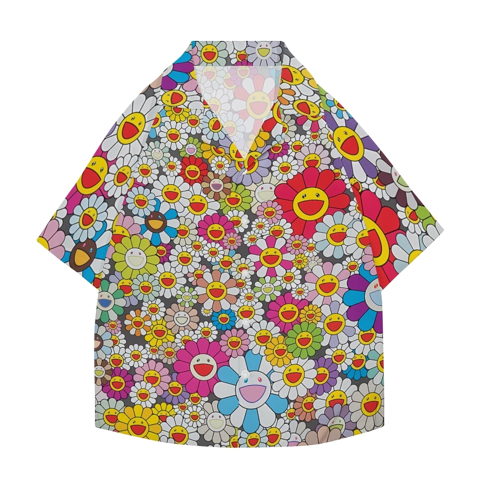 TM Sunflower Japanese Style Camp Shirt