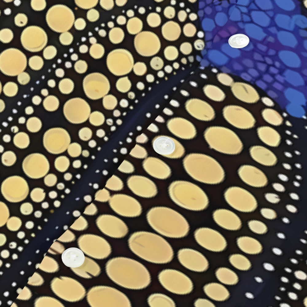 Yayoi Kusama Pumpkin Japanese Style Camp Shirt