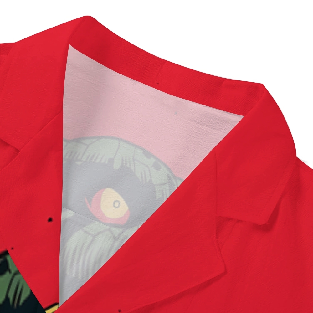 Kaiju Japanese Style Camp Shirt