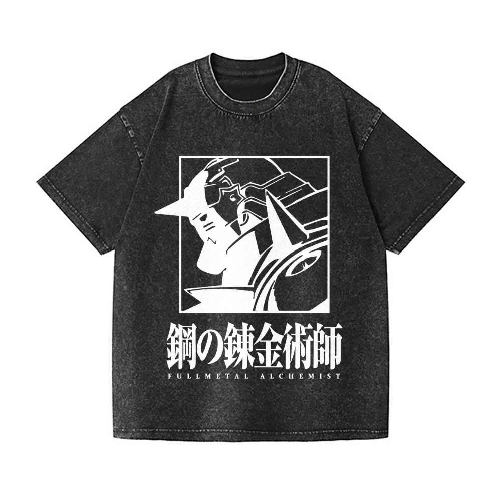 Fullmetal Alchemist Vintage Wash Japanese Design T-Shirt
