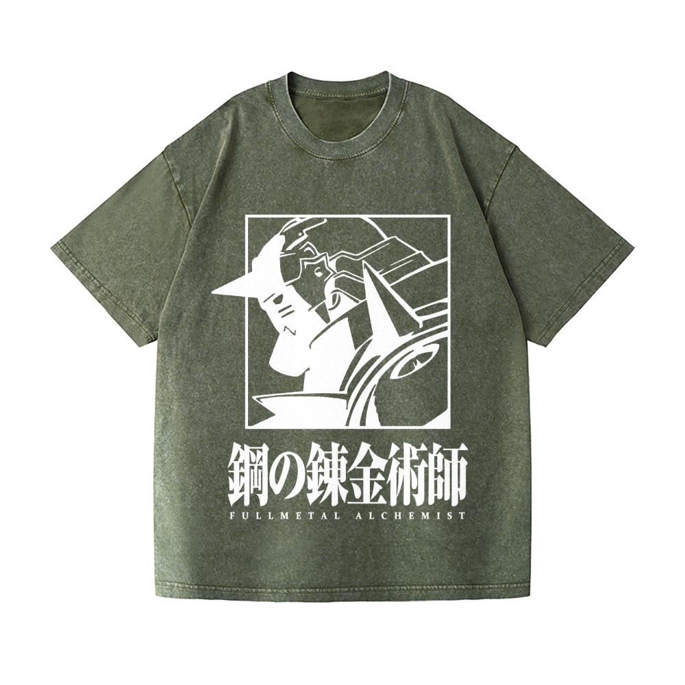 Fullmetal Alchemist Vintage Wash Japanese Design T-Shirt
