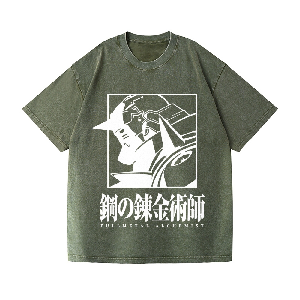 Fullmetal Alchemist Vintage Wash Japanese Design T-Shirt