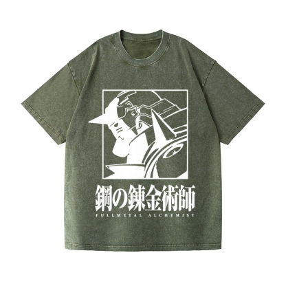 Fullmetal Alchemist Vintage Wash Japanese Design T-Shirt