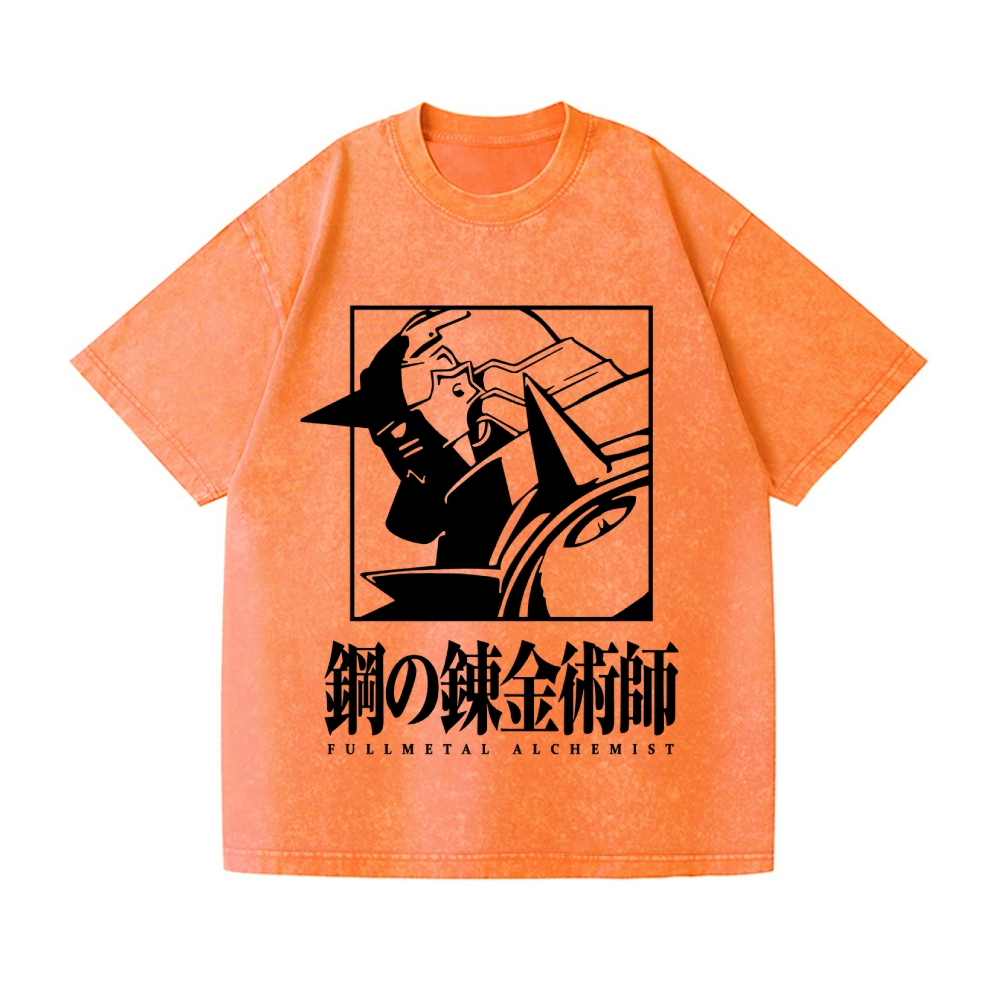 Fullmetal Alchemist Vintage Wash Japanese Design T-Shirt