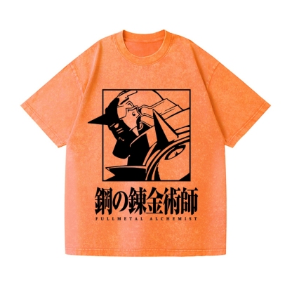 Fullmetal Alchemist Vintage Wash Japanese Design T-Shirt
