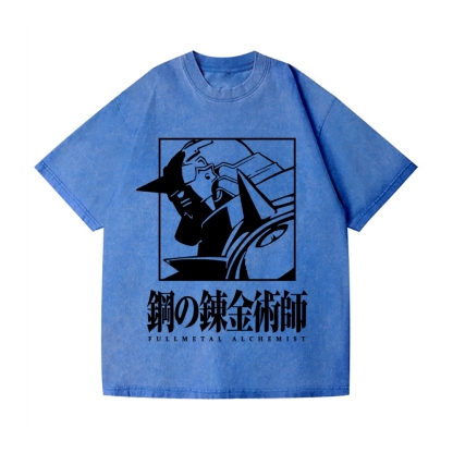 Fullmetal Alchemist Vintage Wash Japanese Design T-Shirt
