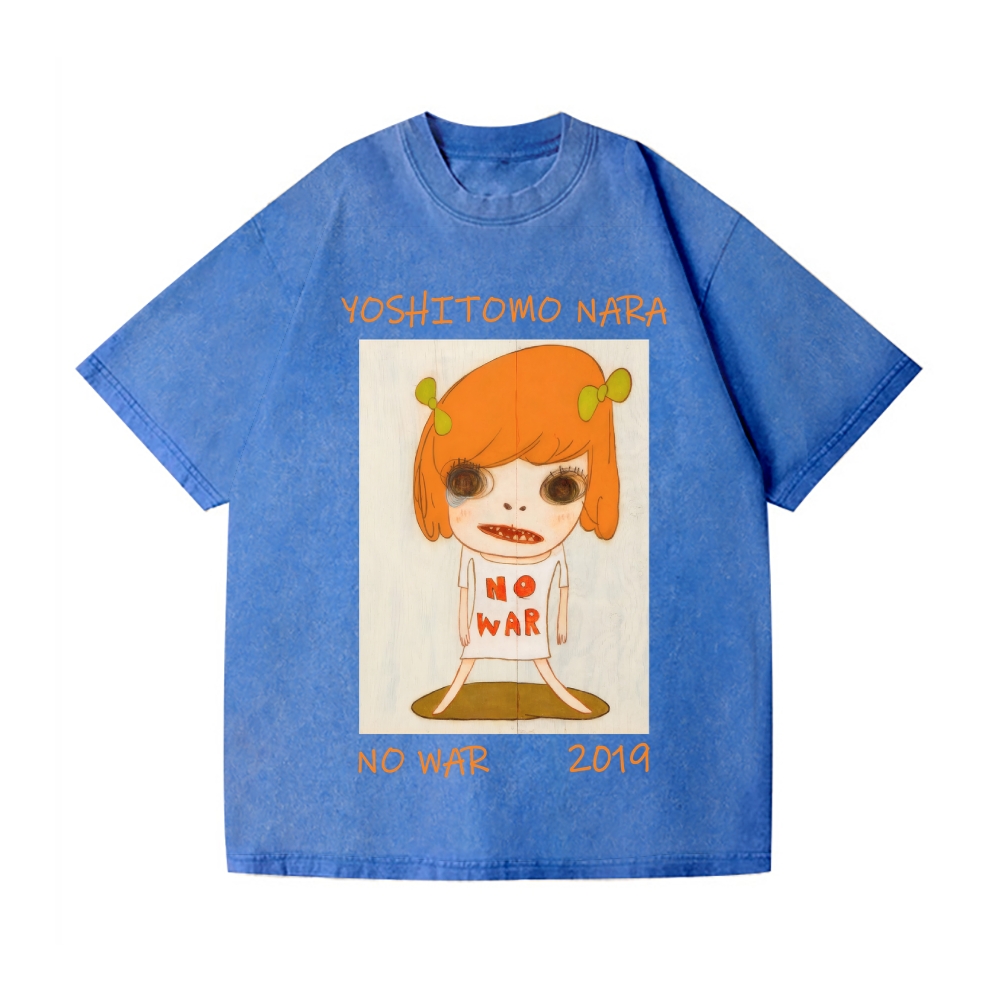 Yoshitomo Nara Vintage Wash Japanese Design T-Shirt