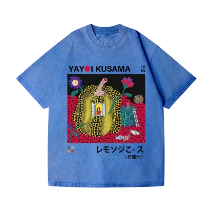 Yayoi Kusama Pumpkins Vintage Wash Japanese Design T-Shirt