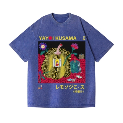 Yayoi Kusama Pumpkins Vintage Wash Japanese Design T-Shirt