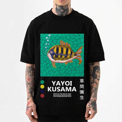 Yayoi Kusama Fish Japanese Style Classic Tee