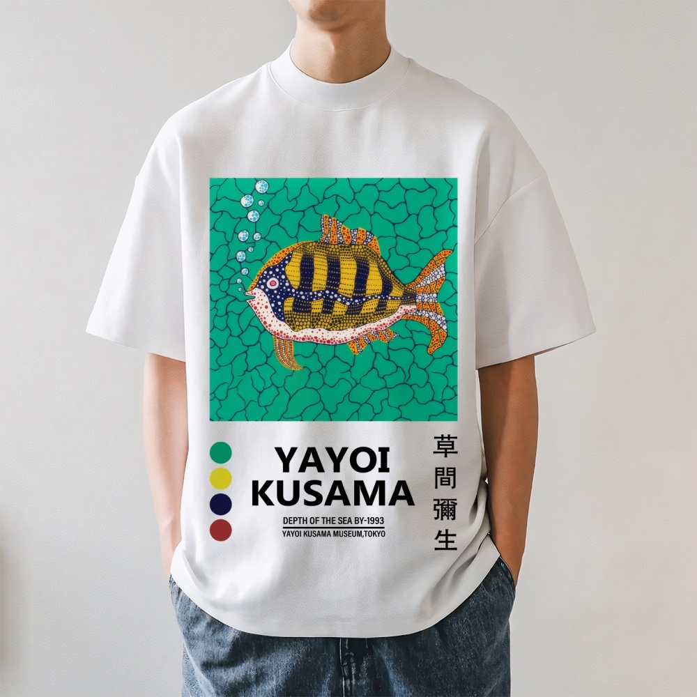 Yayoi Kusama Fish Japanese Style Classic Tee