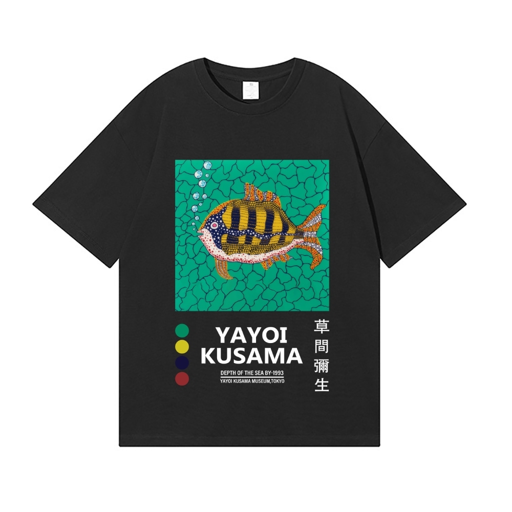 Yayoi Kusama Fish Japanese Style Classic Tee