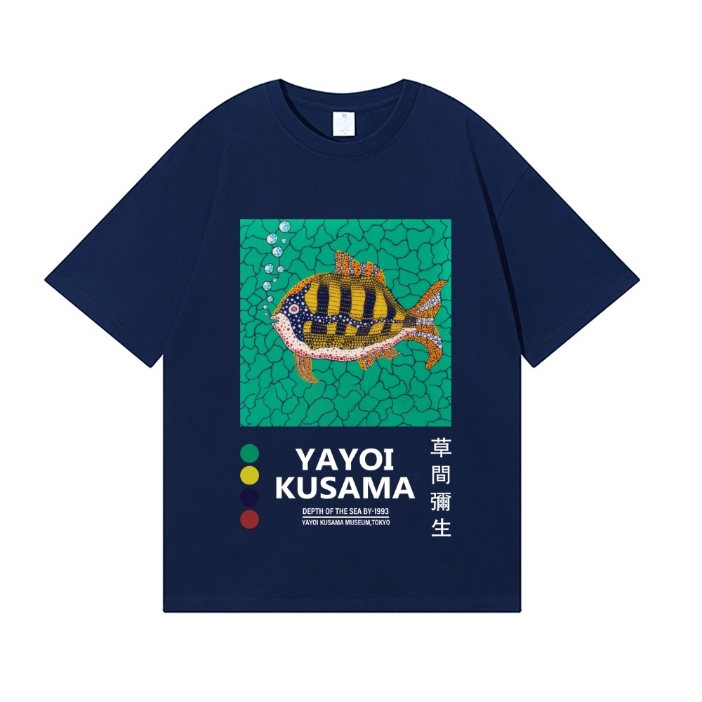 Yayoi Kusama Fish Japanese Style Classic Tee