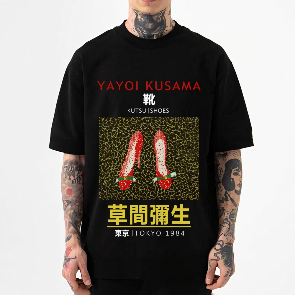 Yayoi Kusama Shoes Japanese Style Classic Tee