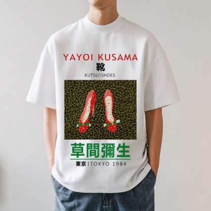 Yayoi Kusama Shoes Japanese Style Classic Tee