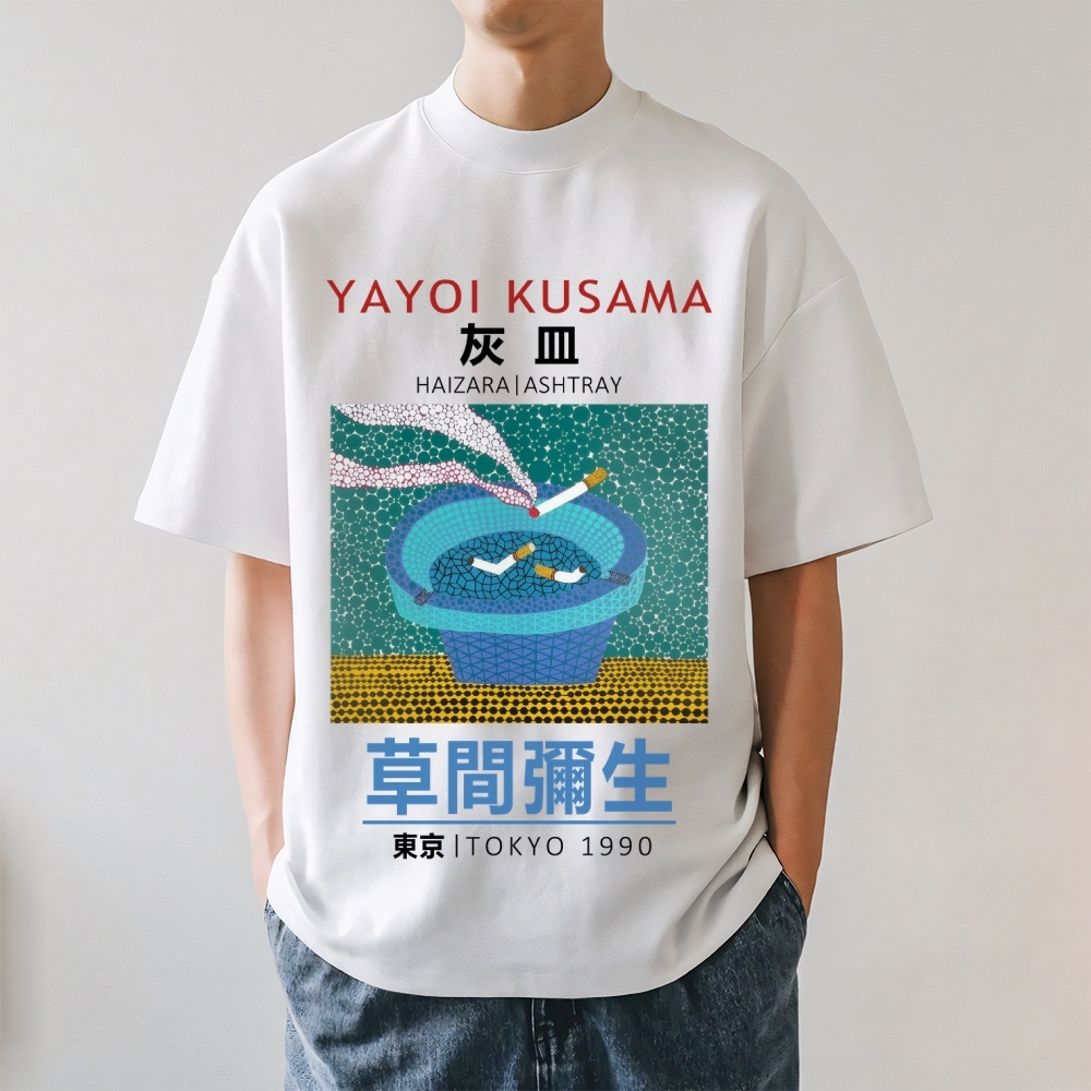Yayoi Kusama Dots Ashtray Japanese Style Classic Tee