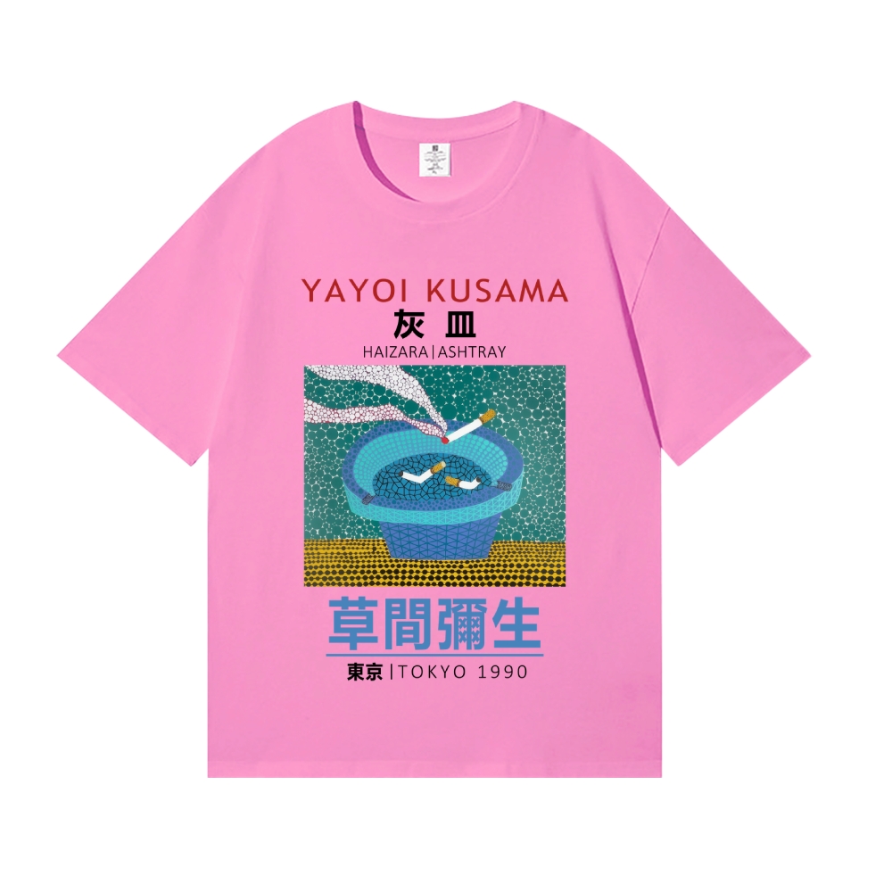 Yayoi Kusama Dots Ashtray Japanese Style Classic Tee