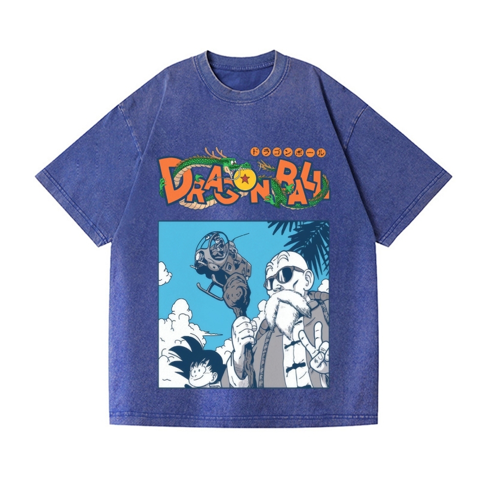Dragon Ball Vintage Wash Japanese Design T-Shirt