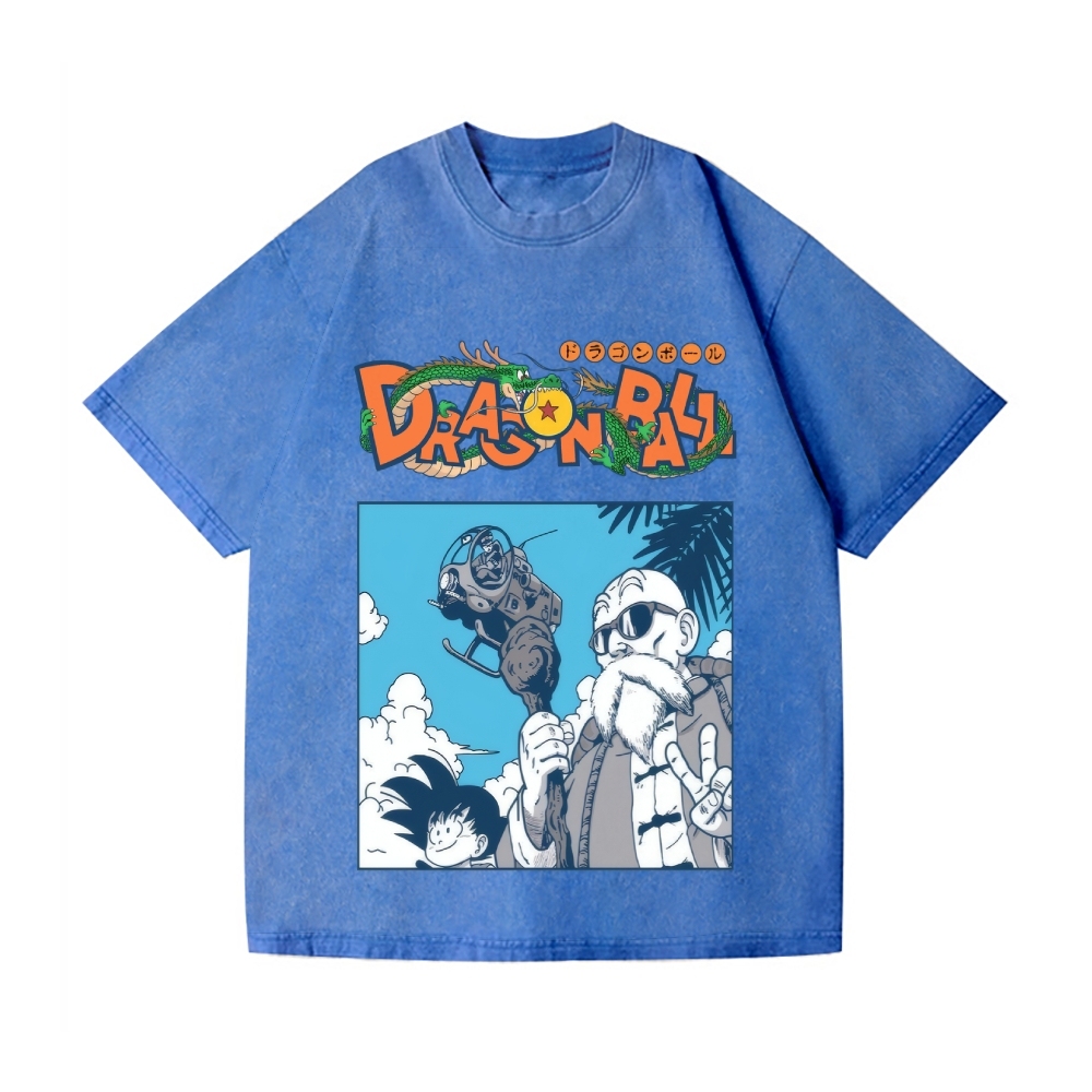 Dragon Ball Vintage Wash Japanese Design T-Shirt