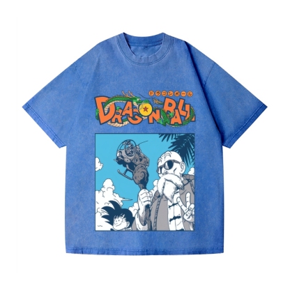 Dragon Ball Vintage Wash Japanese Design T-Shirt
