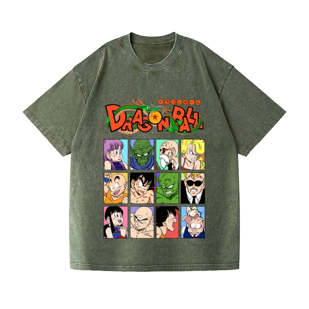 Dragon Ball Vintage Wash Japanese Design T-Shirt