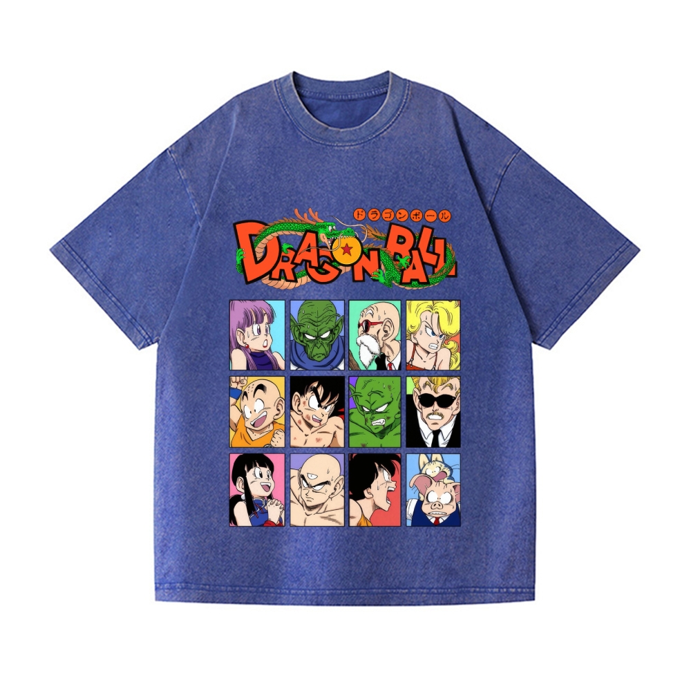 Dragon Ball Vintage Wash Japanese Design T-Shirt