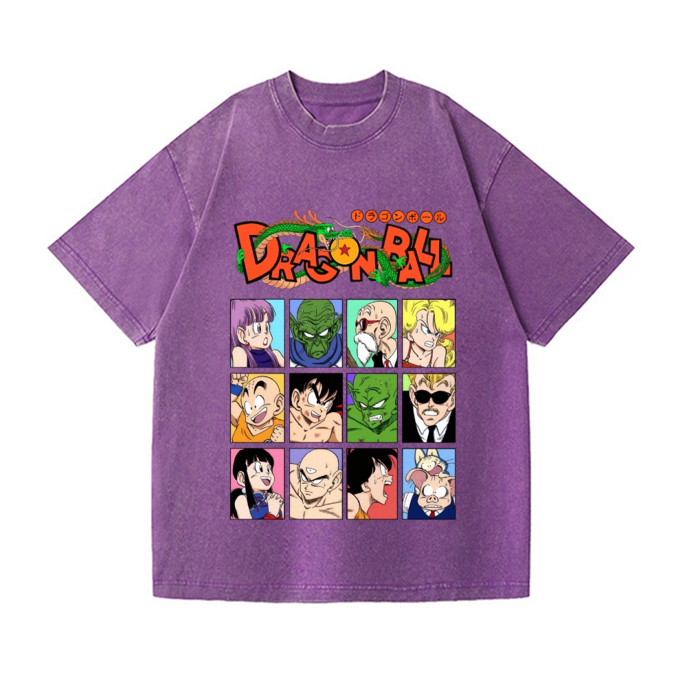 Dragon Ball Vintage Wash Japanese Design T-Shirt