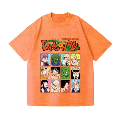 Dragon Ball Vintage Wash Japanese Design T-Shirt
