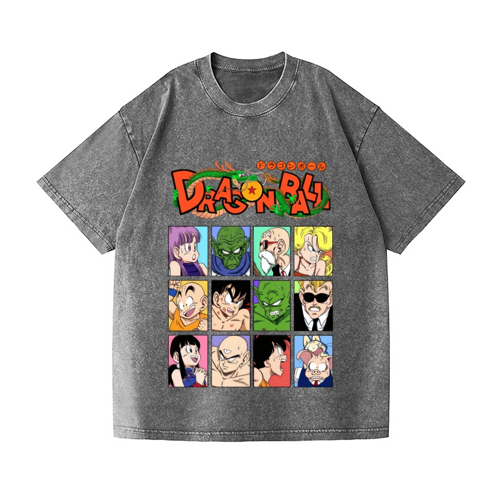Dragon Ball Vintage Wash Japanese Design T-Shirt