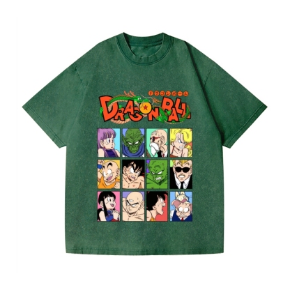 Dragon Ball Vintage Wash Japanese Design T-Shirt