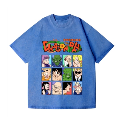 Dragon Ball Vintage Wash Japanese Design T-Shirt