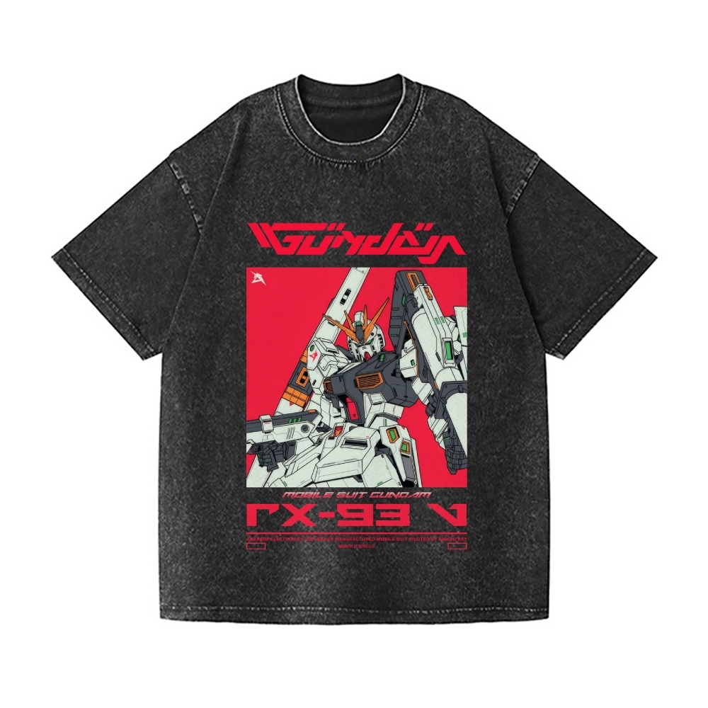 Gundam Vintage Wash Japanese Design T-Shirt