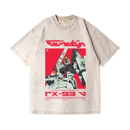 Gundam Vintage Wash Japanese Design T-Shirt